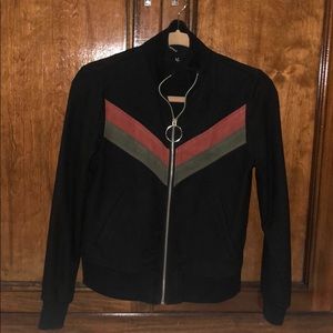 Olivaceous black jacket